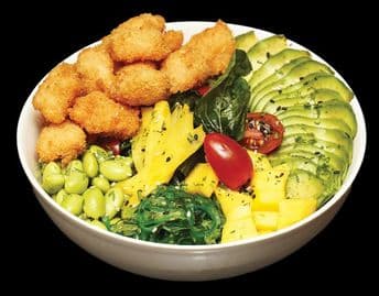 Poke bowl saumon frit